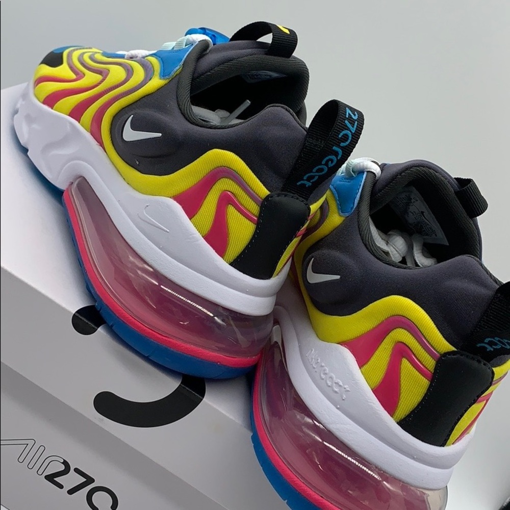 NIKE AIR MAX 270 REACT ENG laser blue/white-anthra - Picture 9 of 16